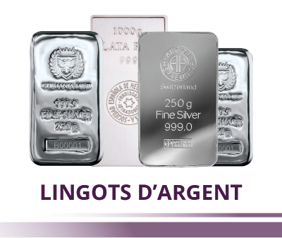 Lingots d'argent