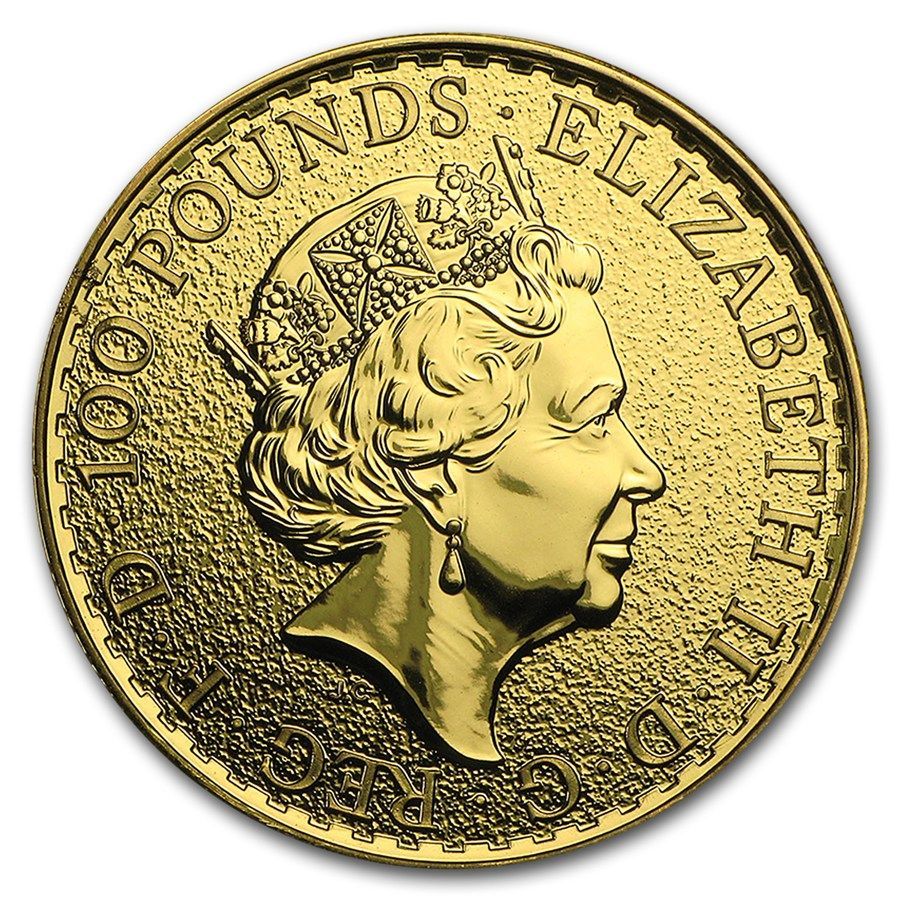 Moneda Britannia 2016 Oro 1 oz reverse