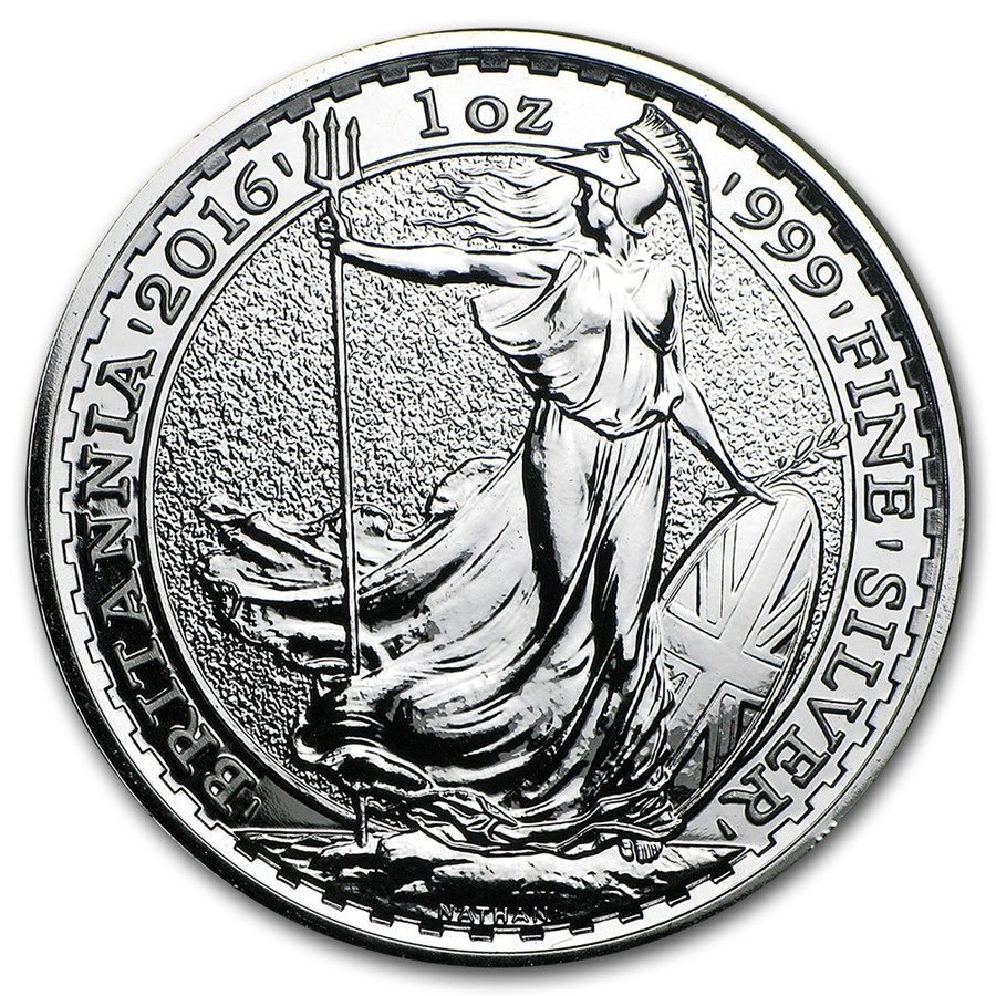 Moneda Britannia 2016 Plata 1 oz