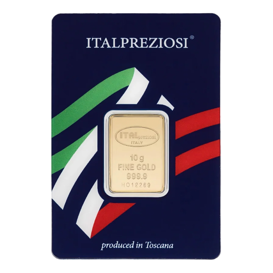 Lingote de Oro Italpreziosi de 10g