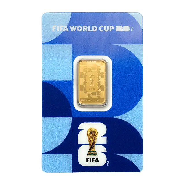 Lingote de Oro PAMP Copa Mundial de la FIFA - 2026 de 5g Blister