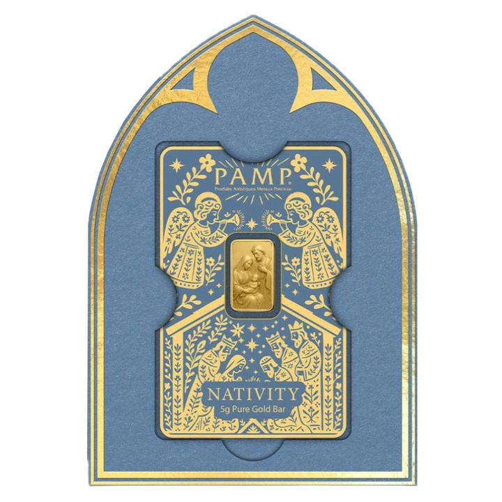 Lingote de Oro PAMP Natividad de 5g