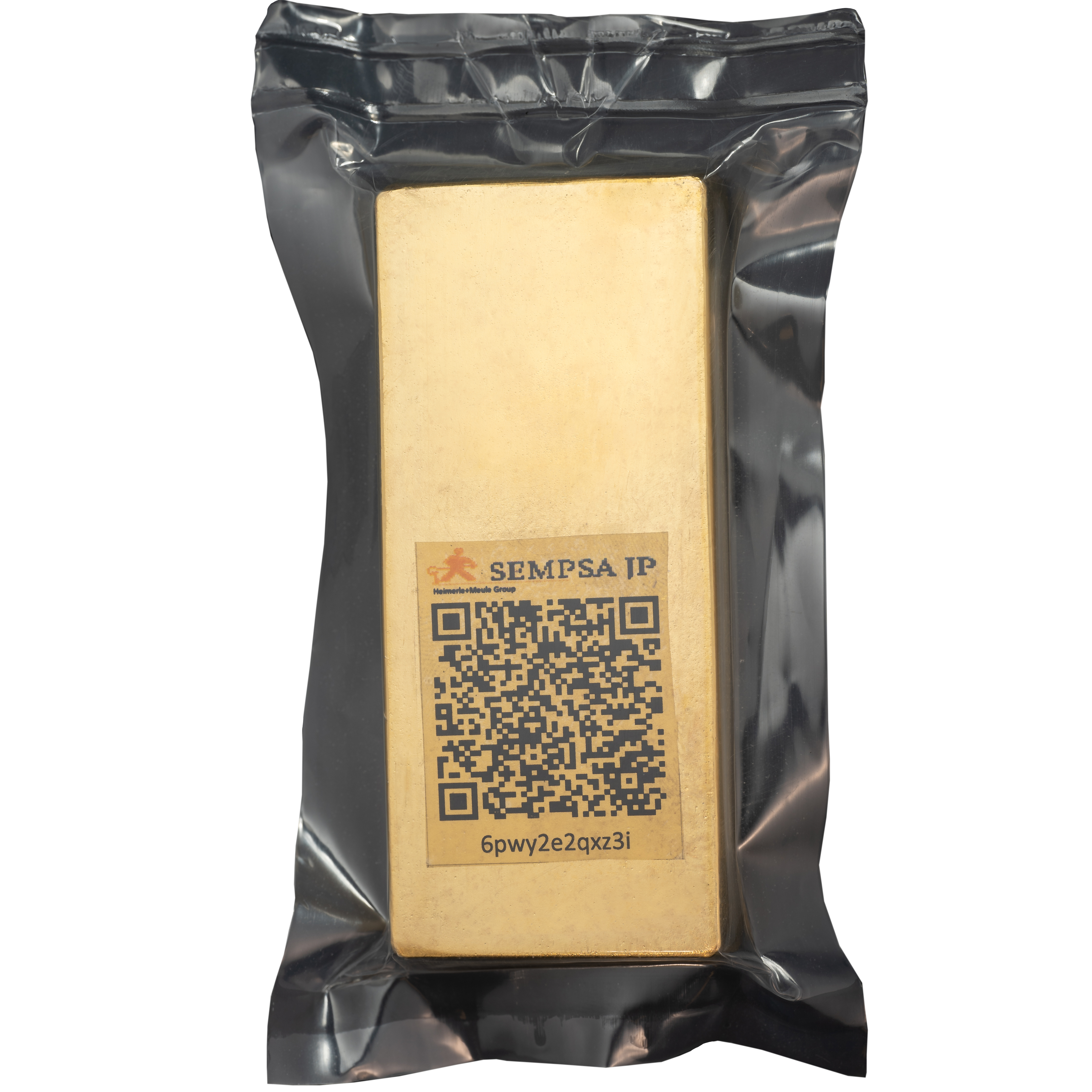 Lingote de Oro SEMPSA de 1kg reverse