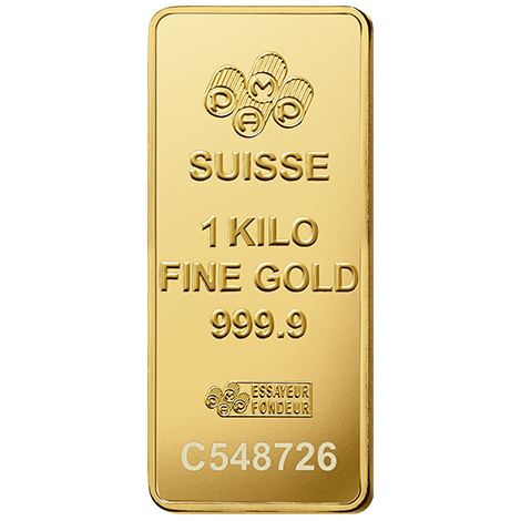 Lingote de Oro PAMP Fortune de 1kg reverse