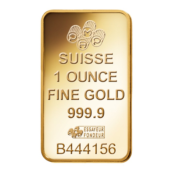 Lingote de Oro PAMP Fortune de 1oz reverse
