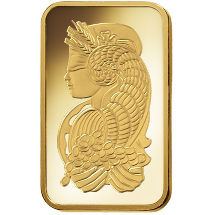 Lingote de Oro PAMP Fortune de 5g 