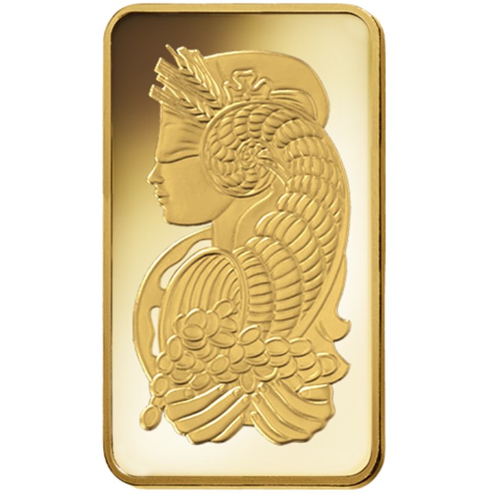 Lingote de Oro PAMP Fortune de 50g 
