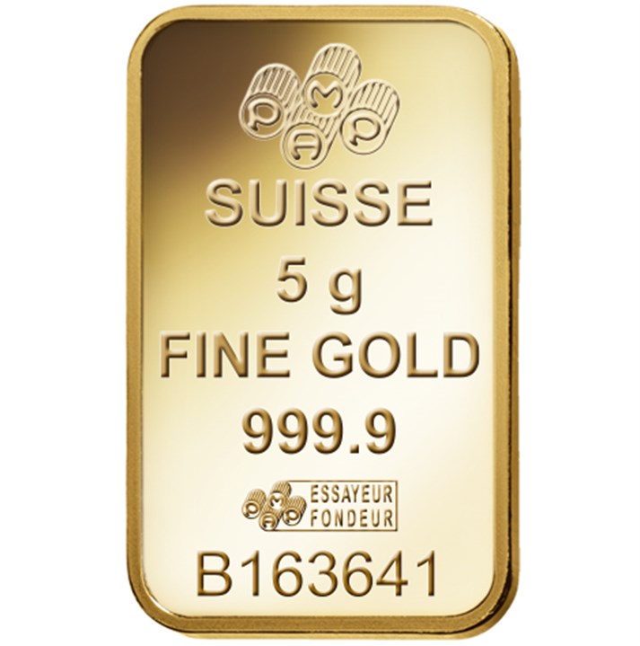 Lingote de Oro PAMP Fortune de 2,5g  reverse