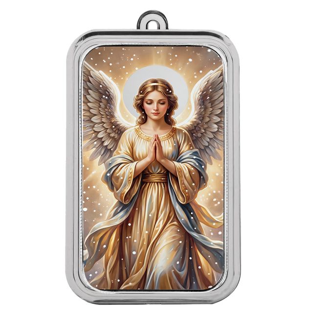 Lingote de Plata Angel de Navidad - Color de 1oz