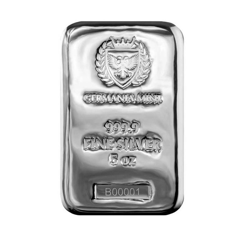 Lingote de Plata Germania Mint de 5oz