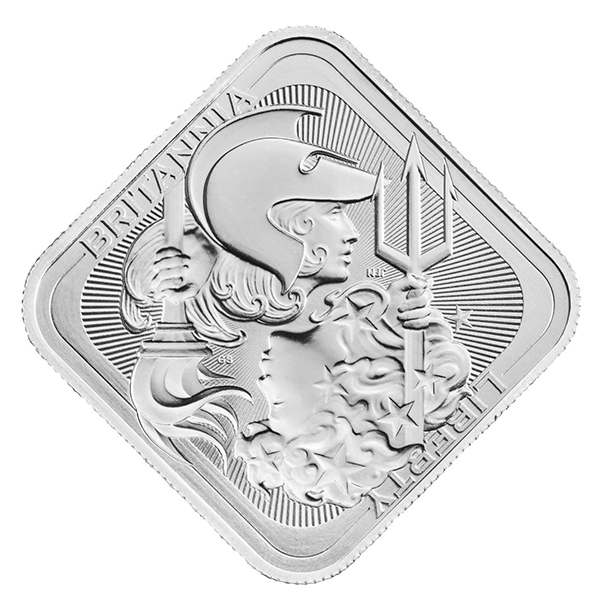 Lingote de Plata The Royal Mint Britannia and Liberty de 10oz