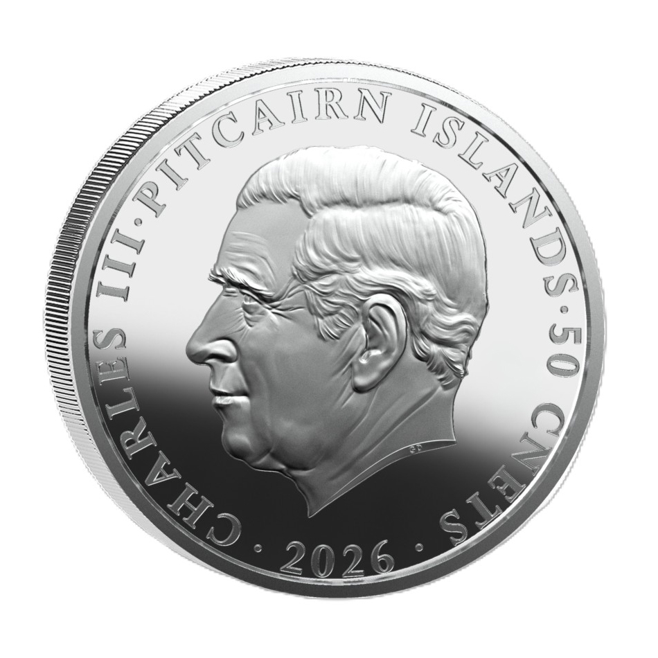 Moneda de Plata Islas Pitcairn - Año del Caballo 2026 1/2 oz reverse