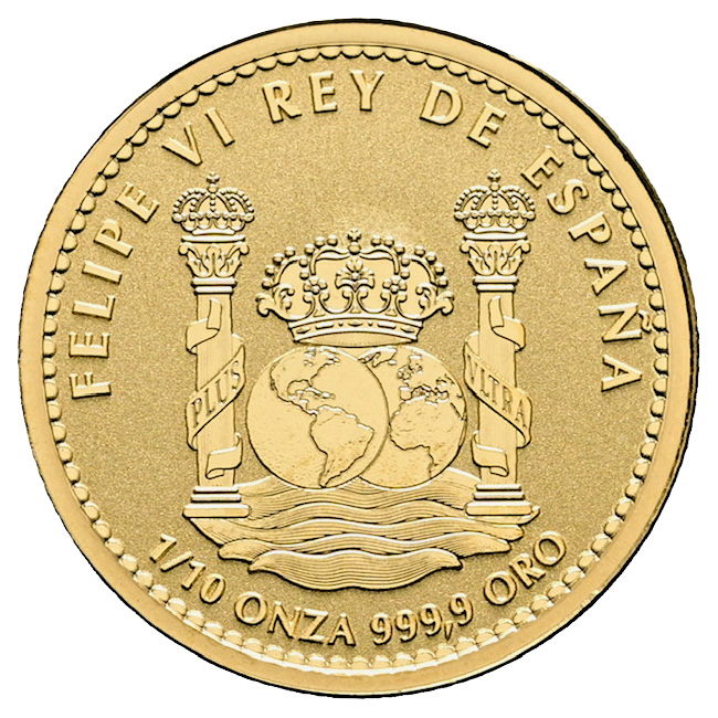 Moneda de Oro Oso Pardo 2026 1/10 oz reverse