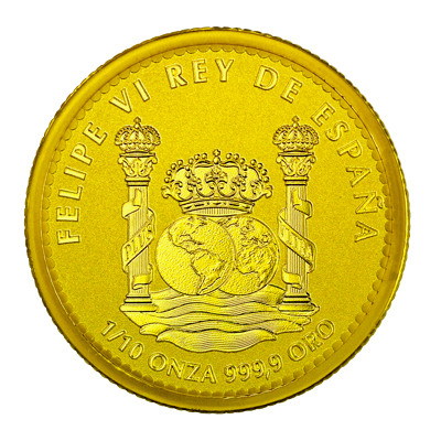 Moneda de Oro Águila Imperial 2025 1/10 oz reverse