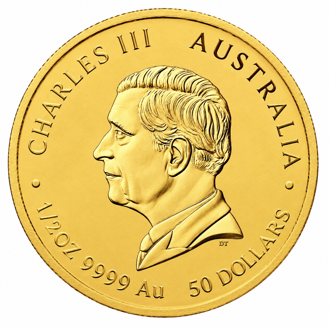 Moneda de Oro Año de la Cabra Australia 2027 1/2 oz reverso