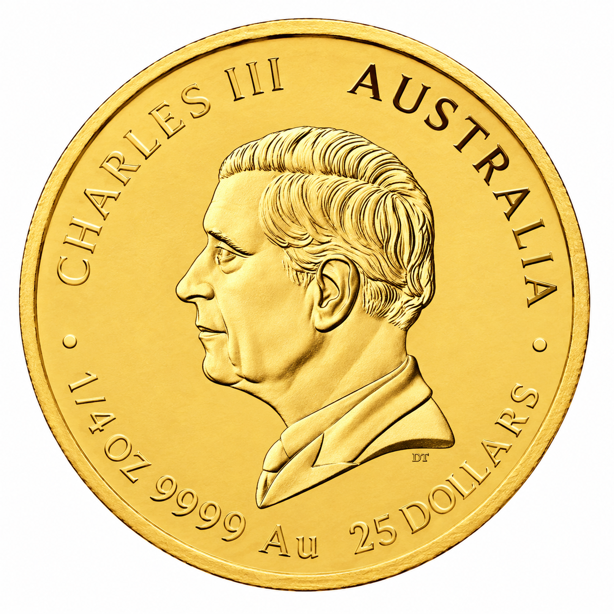 Moneda de Oro Año de la Cabra de Australia 2027 1/4 oz reverso