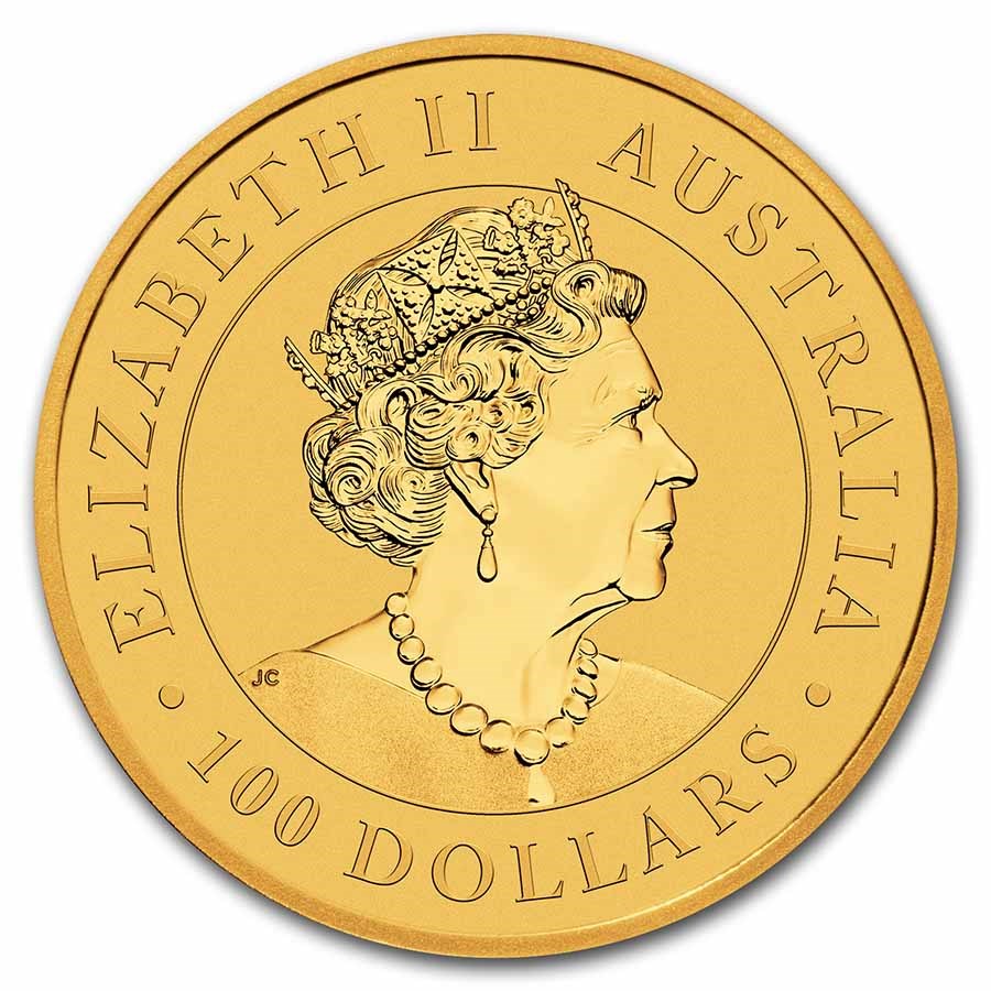 Moneda de Oro Canguro 2022 1 oz reverse