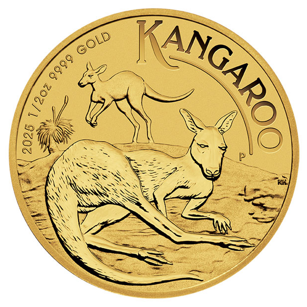 Moneda de Oro Canguro 2025 1/2 oz