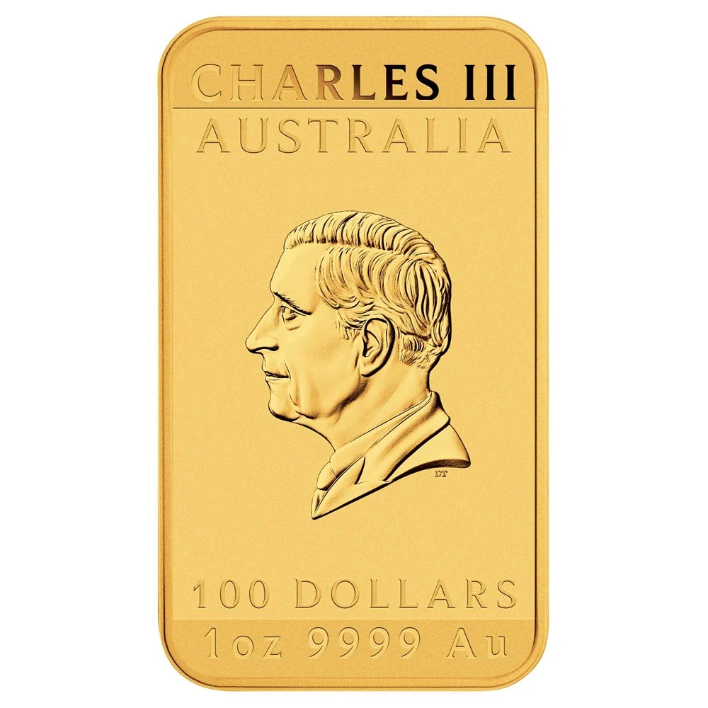 Moneda de Oro Dragón Rectangular 2024 1 oz reverse