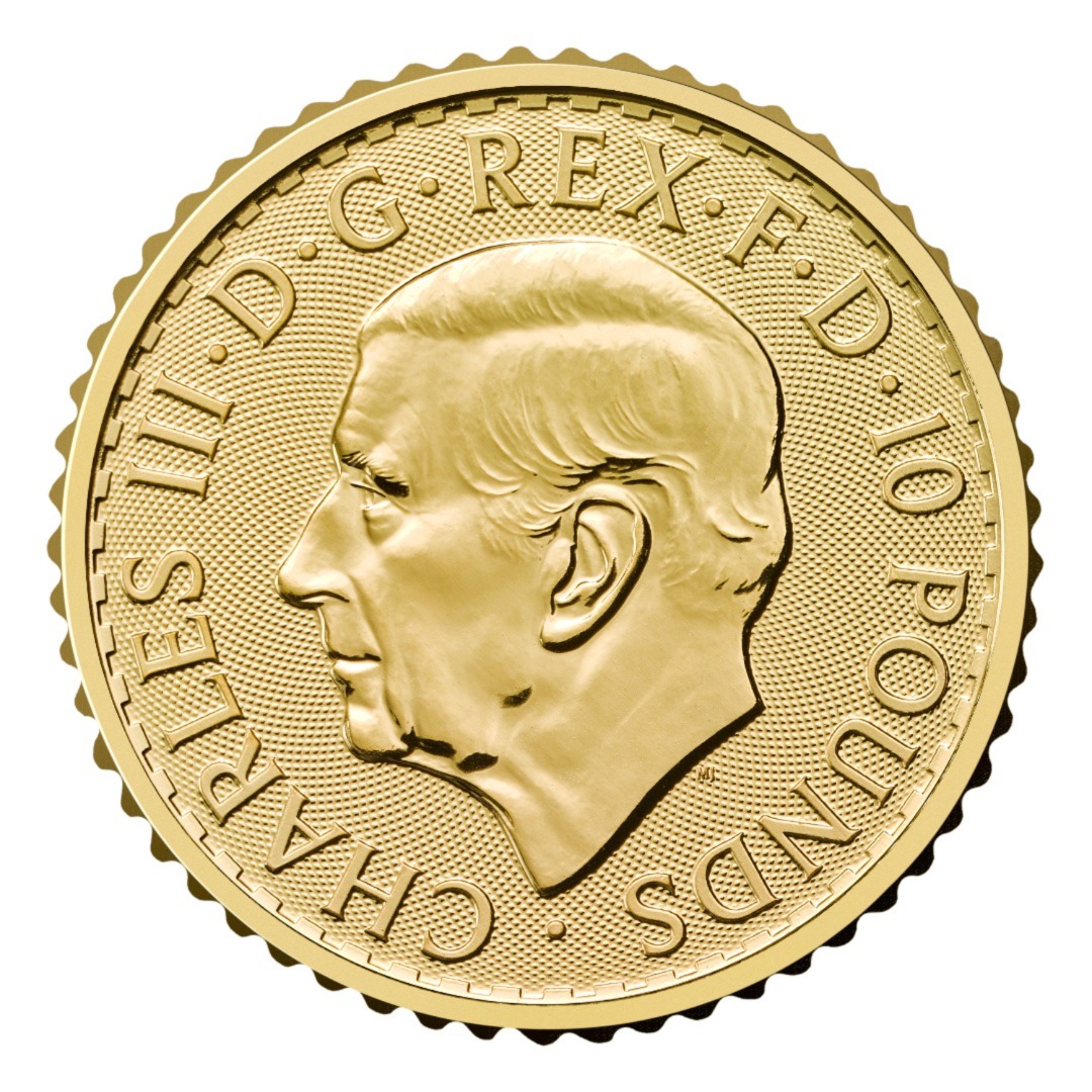 Moneda de Oro Britannia 2026 1/10 oz reverse