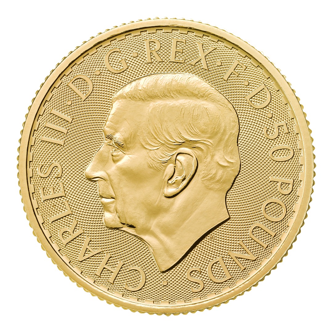 Moneda de Oro Britannia 2026 1/2 oz reverse