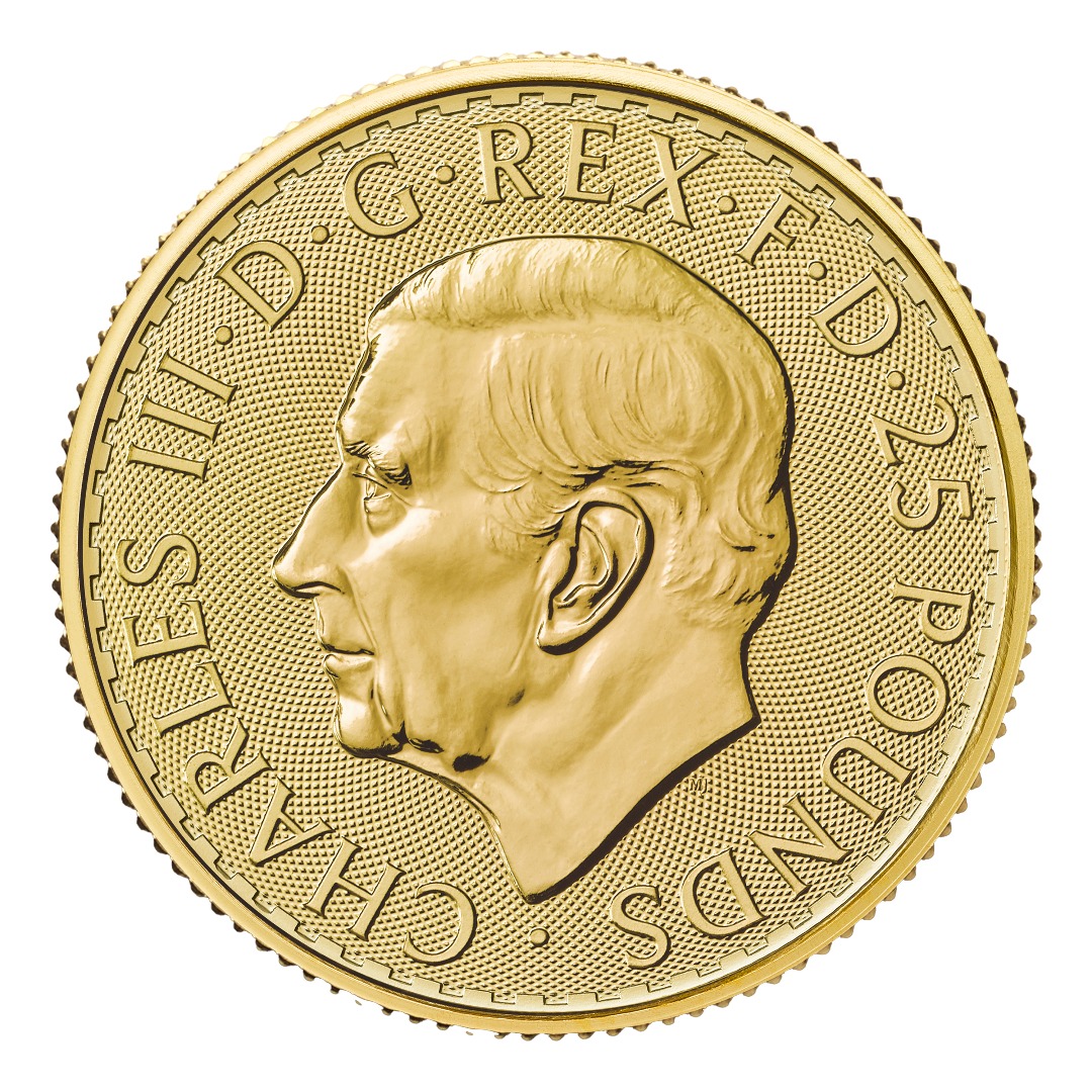 Moneda de Oro Britannia 2026 1/4 oz reverse