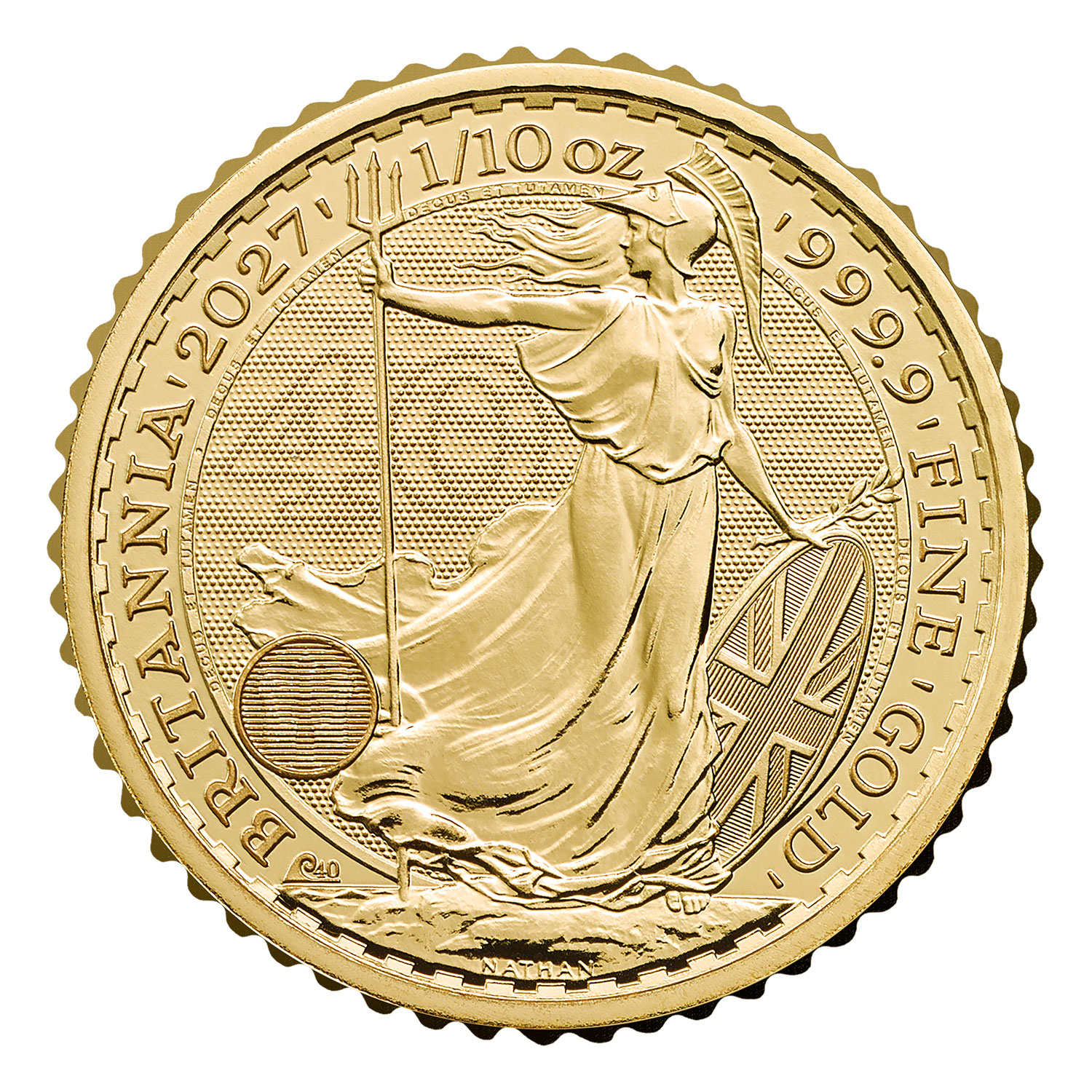 Moneda de Oro Britannia 2027 1/10 oz