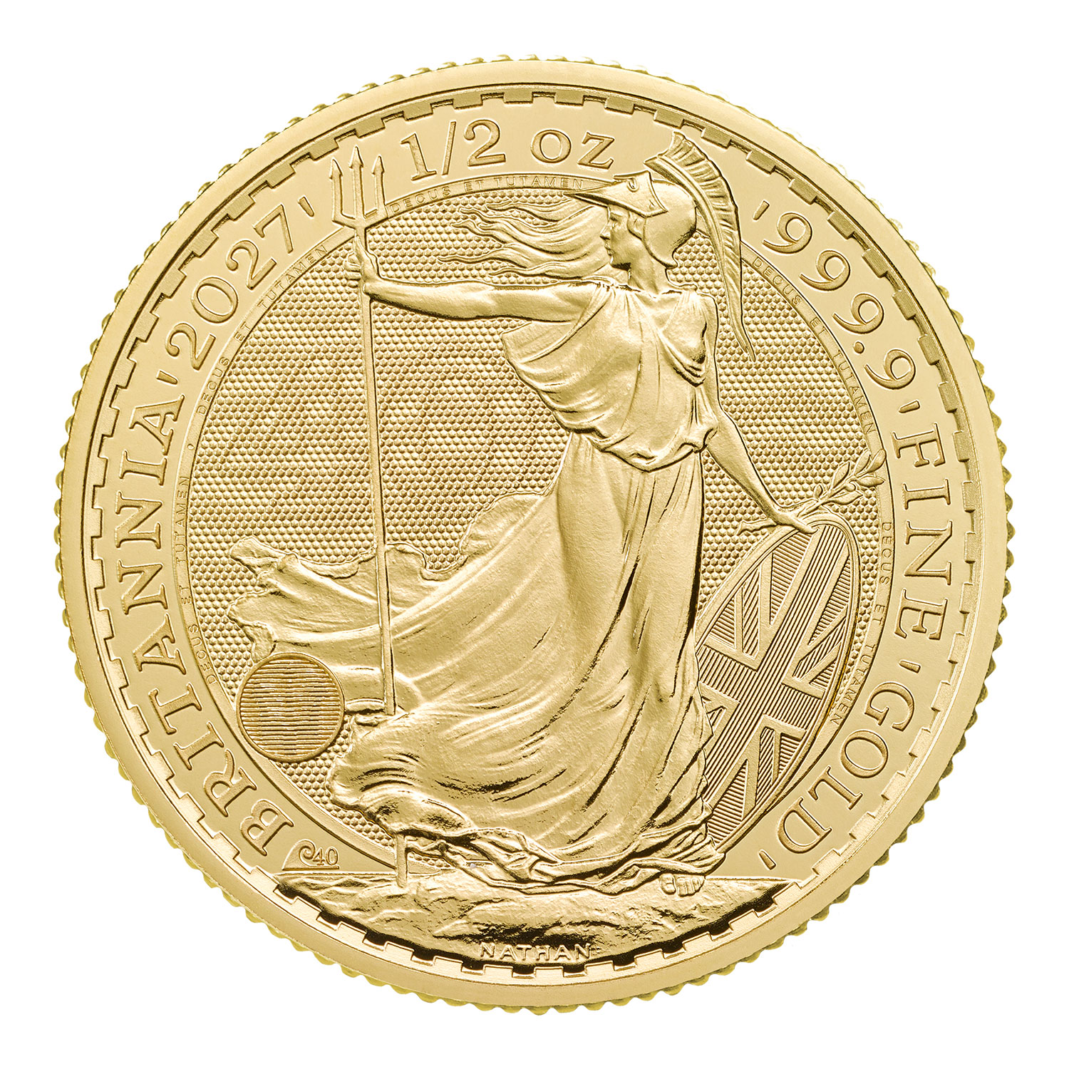 Moneda de Oro Britannia 2027 1/2 oz