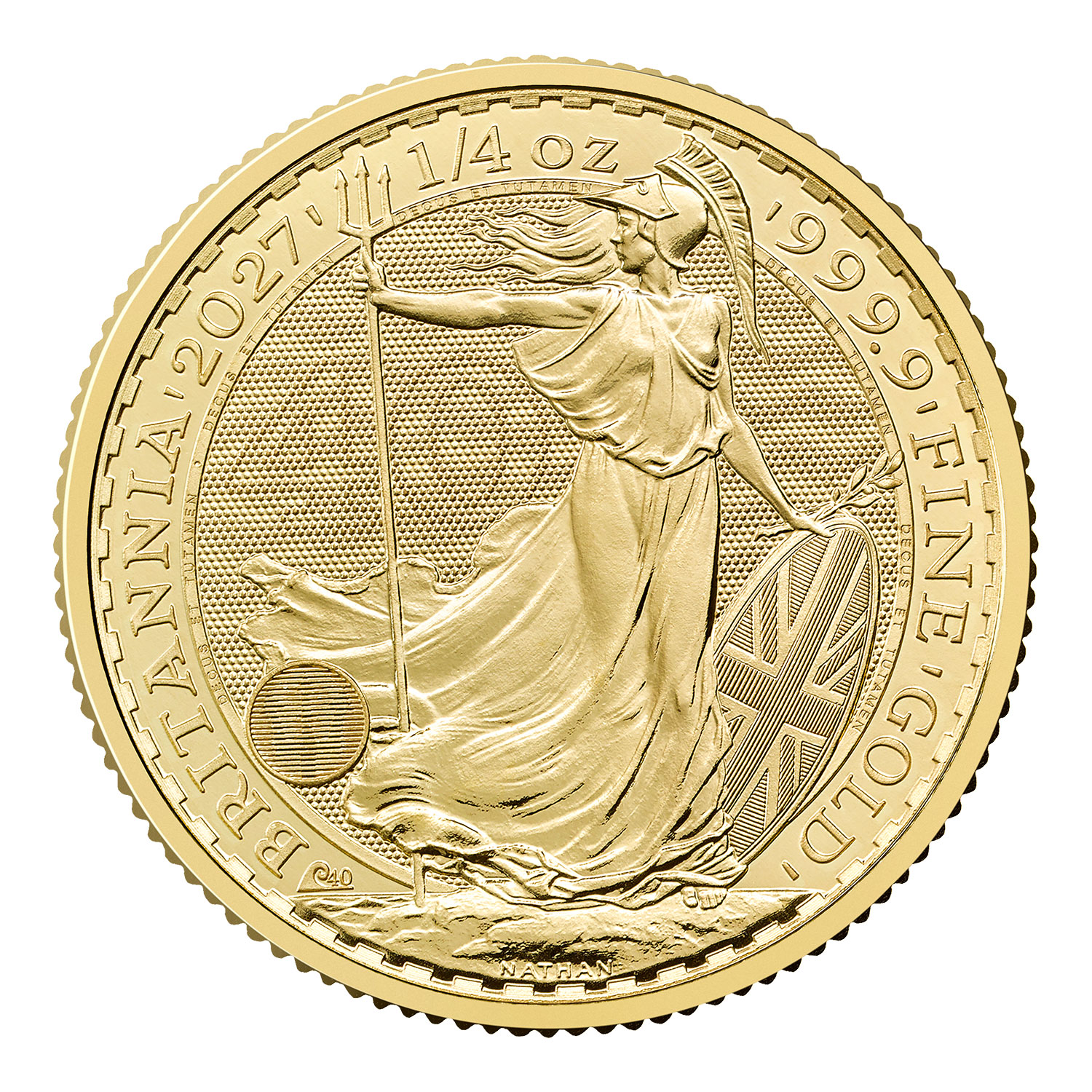 Moneda de Oro Britannia 2027 1/4 oz