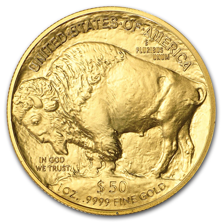 Moneda de Oro Búfalo americano 2018 1 oz reverse
