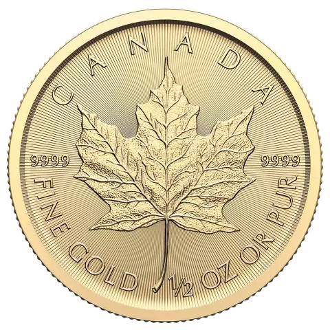 Moneda de Oro Maple Leaf 2024 1/2 oz