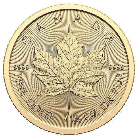 Moneda de Oro Maple Leaf 2024 1/4 oz