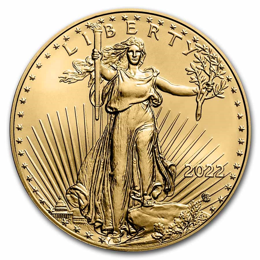 Moneda de Oro American Eagle 2022 1 oz