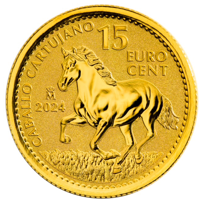 Moneda de Oro Caballo Cartujano 2024 1/10 oz