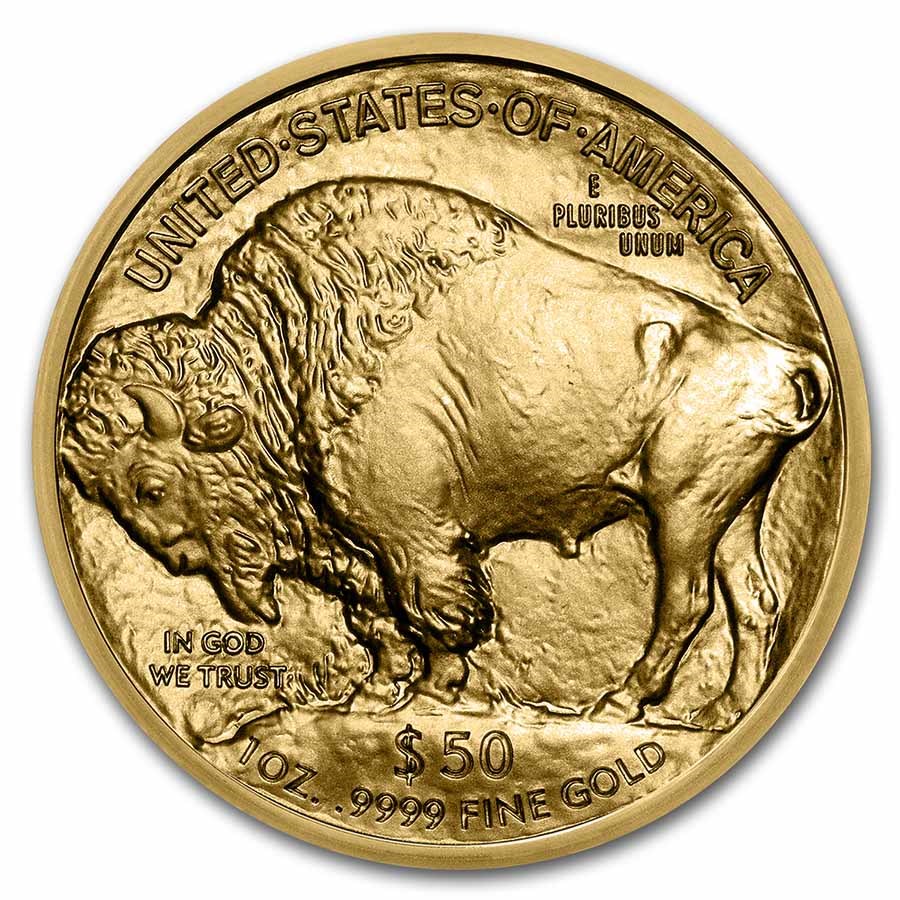 Moneda de Oro American Buffalo 2023 1 oz reverse