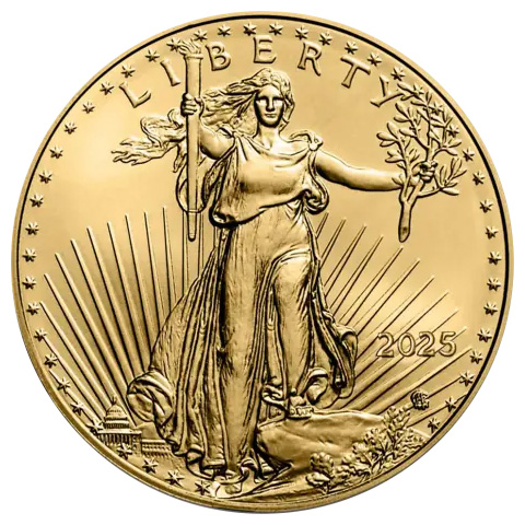 Moneda de Oro American Eagle 2025 1/10 oz