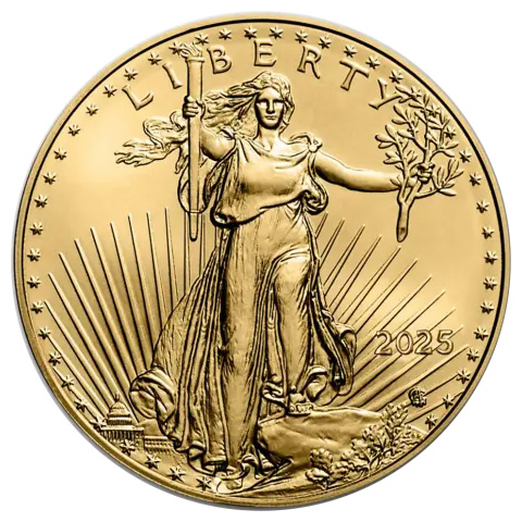 Moneda de Oro American Eagle 2025 1 oz