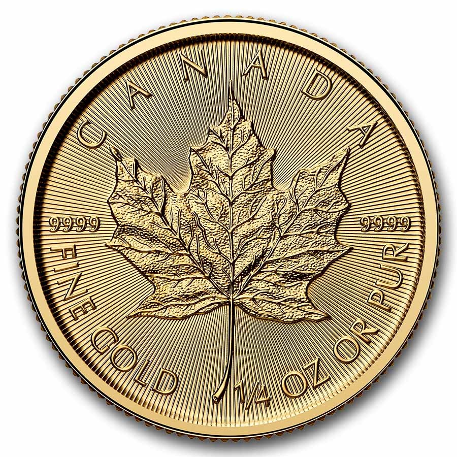 Moneda de Oro Maple Leaf 2026 1/4 oz