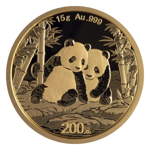 Moneda de Oro Panda 2026 15 g