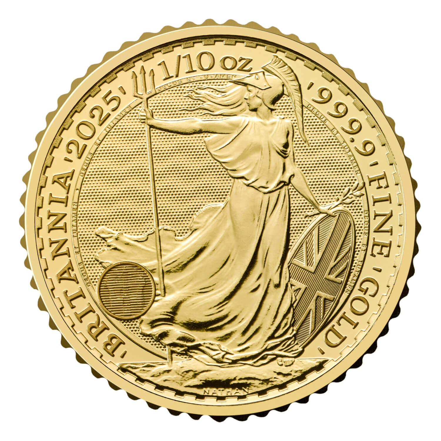 Moneda de Oro Britannia KCIII 2025 1/10 oz