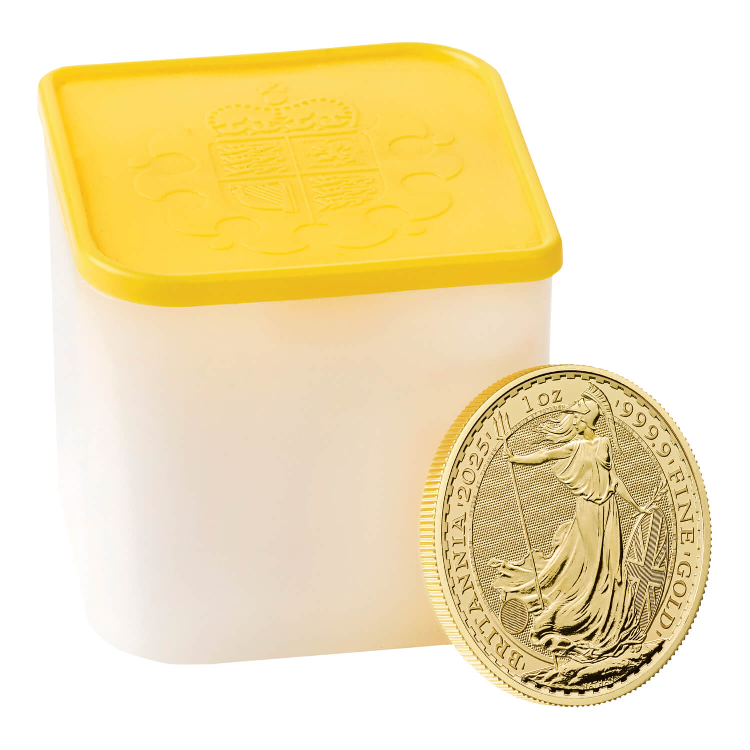 Moneda de Oro Britannia KCIII 2025 1 oz tubo