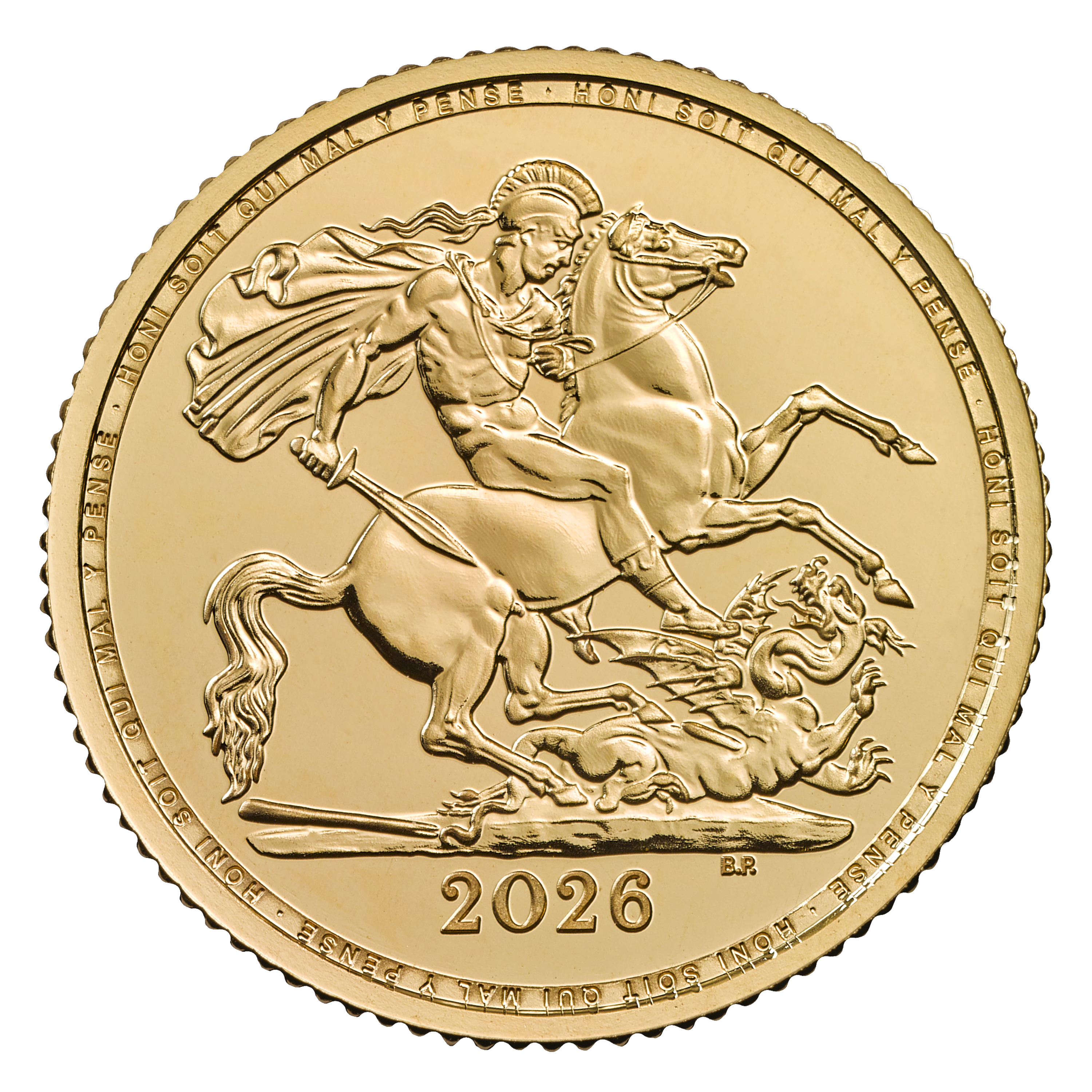Moneda de Oro Medio Soberano 2026