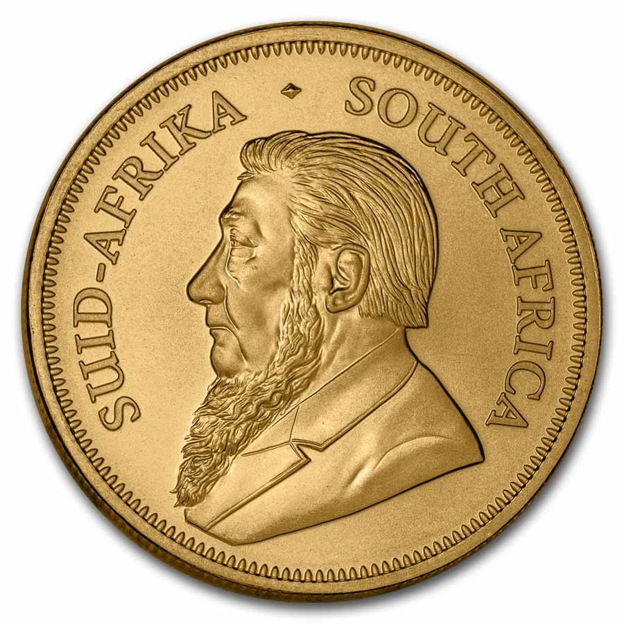 Moneda de Oro Krugerrand 2022 1 oz reverse