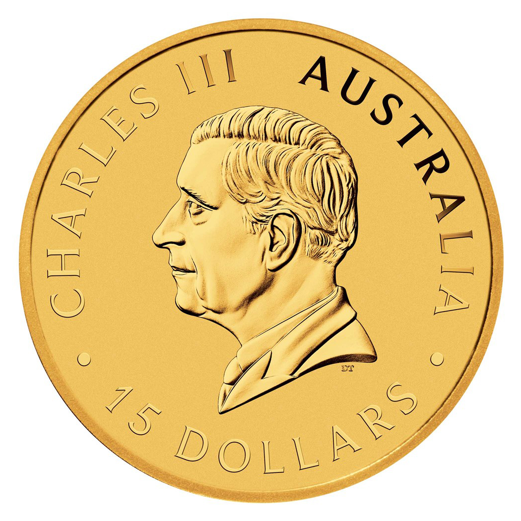 Moneda de Oro Canguro 2024 1/10 oz reverse
