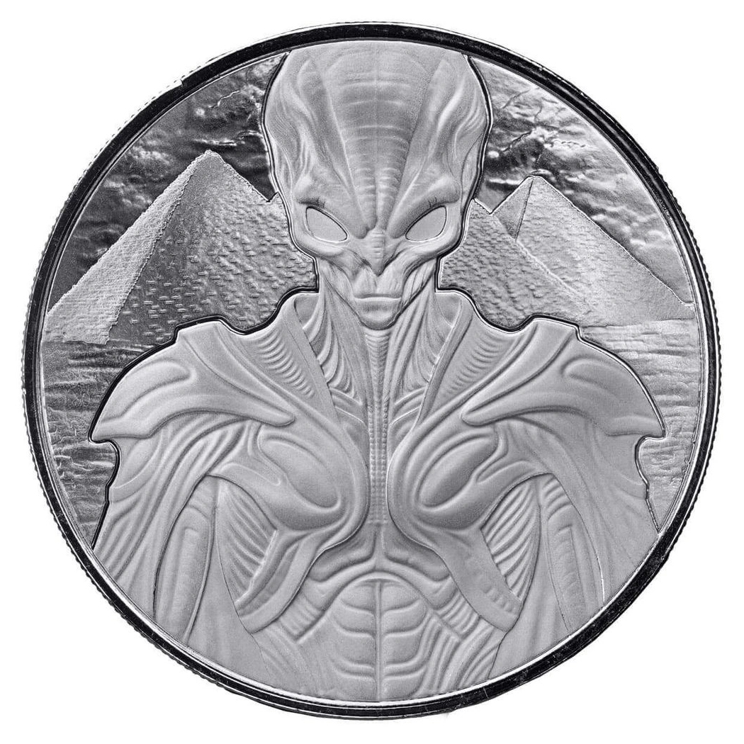 Moneda de Plata Alien de Samoa 2025 1 oz