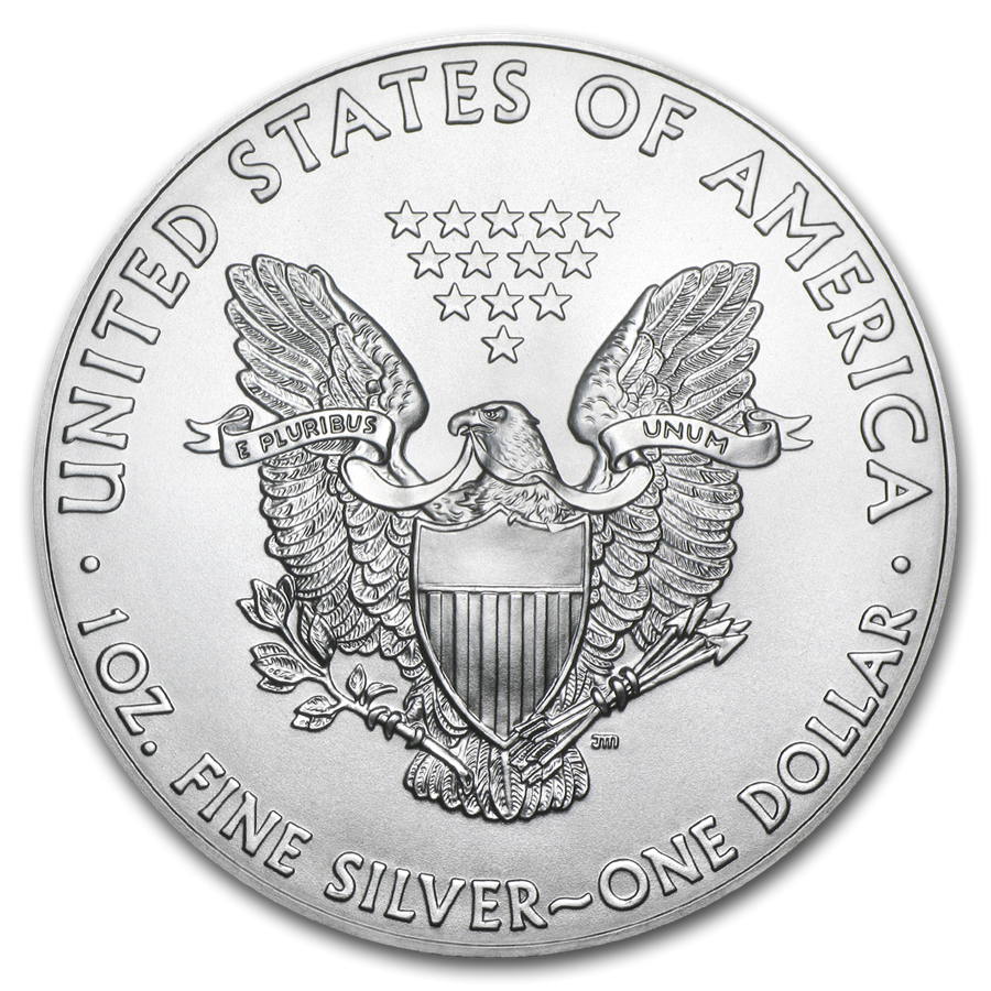 Moneda de Plata American Eagle 2020 1 oz reverse