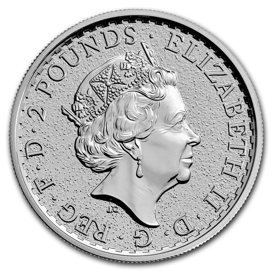 Moneda de Plata Año del Gallo UK 2017 1 oz reverse