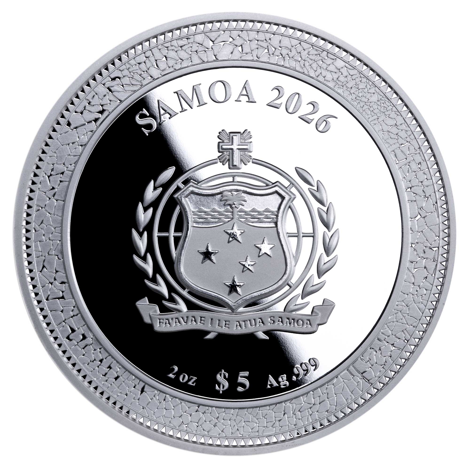 Moneda de Plata Antoni Gaudi - 100 aniversario 2026 2 oz reverse