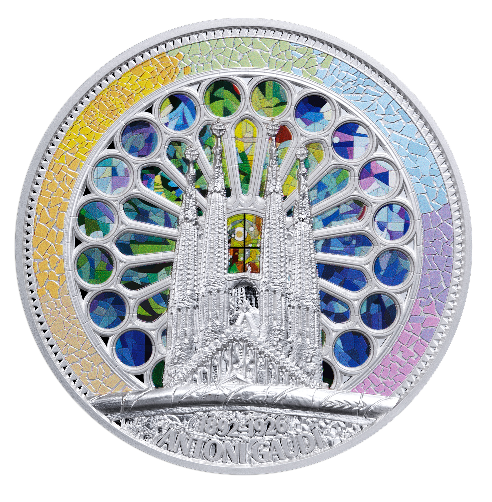 Moneda de Plata Antoni Gaudi - 100 aniversario 2026 2 oz
