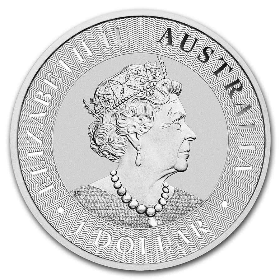 Moneda de Plata Canguro 2022 1 oz reverse